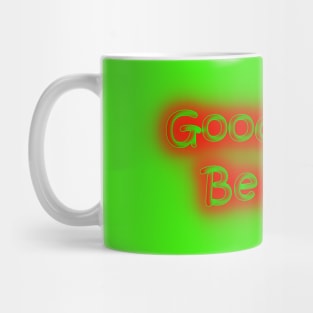 Good Golly Be Jolly Neon Retro Christmas Colors Mug